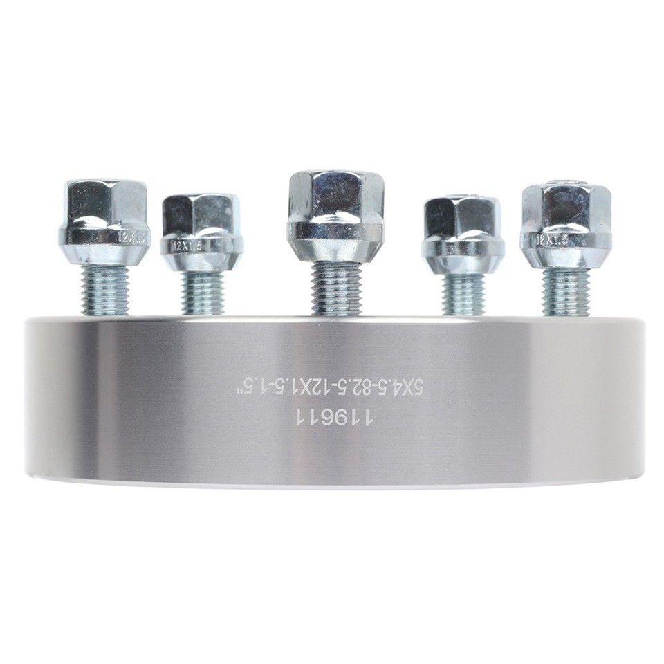 4-Pack 2.5-Inch Wheel Spacers For Chevy S10 1982-2004 - 5x4.75, 12x1.5 Studs, Billet Aluminum