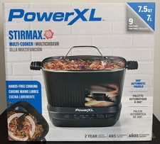 Power XL STIRMAX 7.5 Qt Digital Multi-Cooker w/ Auto Stir/Shred Paddle 9 Presets
