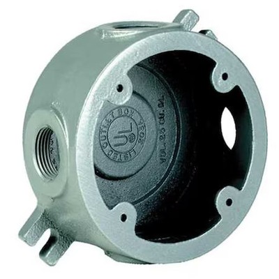 Hubbell Killark Vljx-2Ww Conduit Outlet Body, X, 3/4 In.