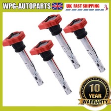 FOR VW GOLF MK5 GTI MK6 GTI R ED35 S3 8P R8 MS100208 4PCS IGNITION COIL
