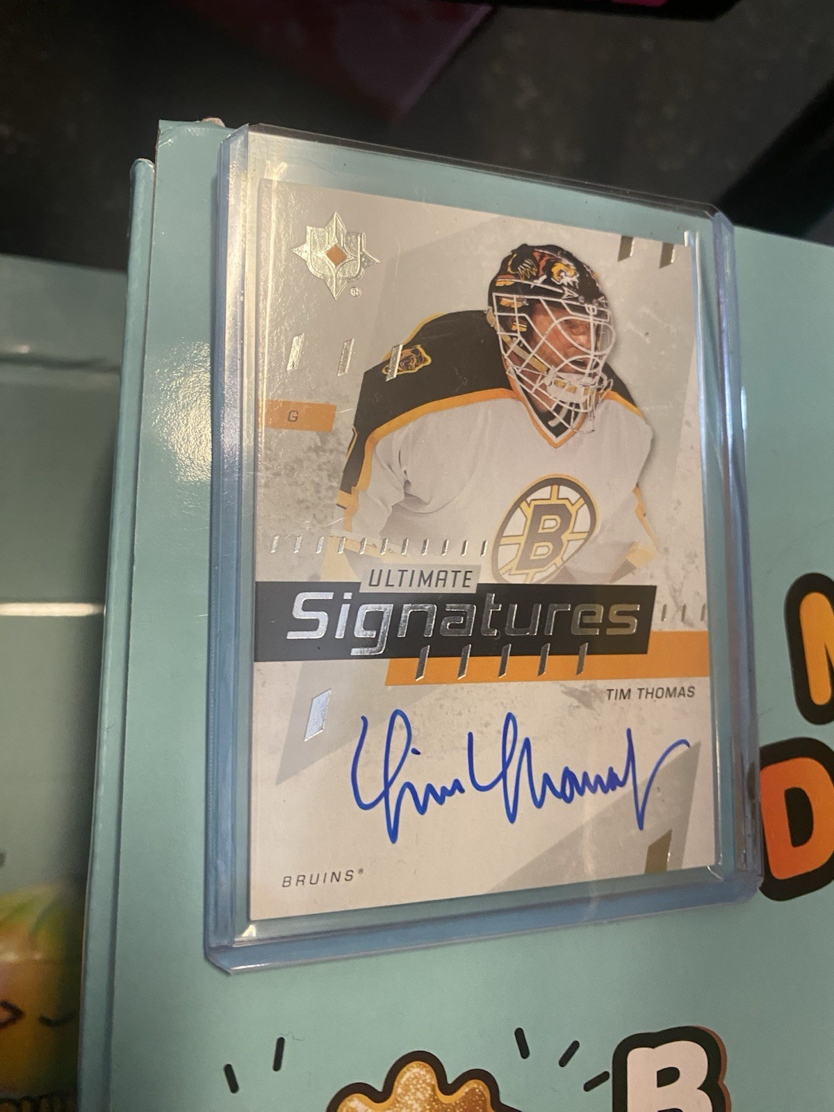 2025 Tim Thomas Ultimate Signatures On Card Auto Boston Bruins