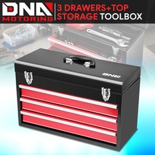 20 3 Drawers Flat Top Steel Portable Hand Carry Multiple Storage Tool Box Red 20 3 Drawers Flat Top Steel Portable Hand Carry Multiple Storage Tool Box Red