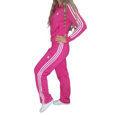 hot pink adidas tracksuit
