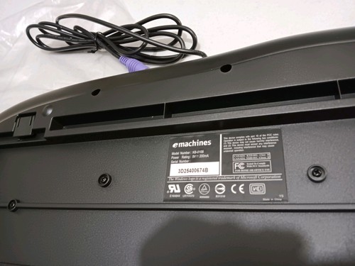 eMachines KB-0108 PS/2 Full Standard PC Wired Keyboard Internet Multimedia NIB - Picture 16 of 20