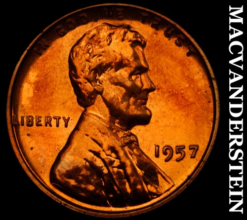 1957 Lincoln Wheat Cent-Choice Gem Proof Lustrous No Reserve #G8492