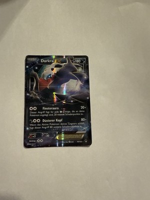 Darkrai EX Pokémon Karte 74/122 guter Zustand