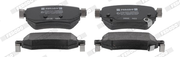Fits FERODO FDB4944 Brake Pad Set, disc brake FDB4944 Brake pads set rear , fit