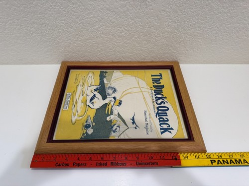 Vintage 1920s Sheet Music Cover The Duck’s Quack by Hannibal Maguire – Framed - Picture 7 of 10