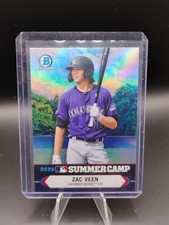 2021 Zac Veen Bowman 2020 Summer Camp BASEBALL Refractor #SC-14 Colorado Rockies