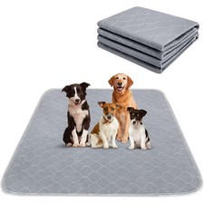 Reusable Pee Pads for Dogs Extra Large 60" x 48" Puppy Playpen Mat, Washable ...