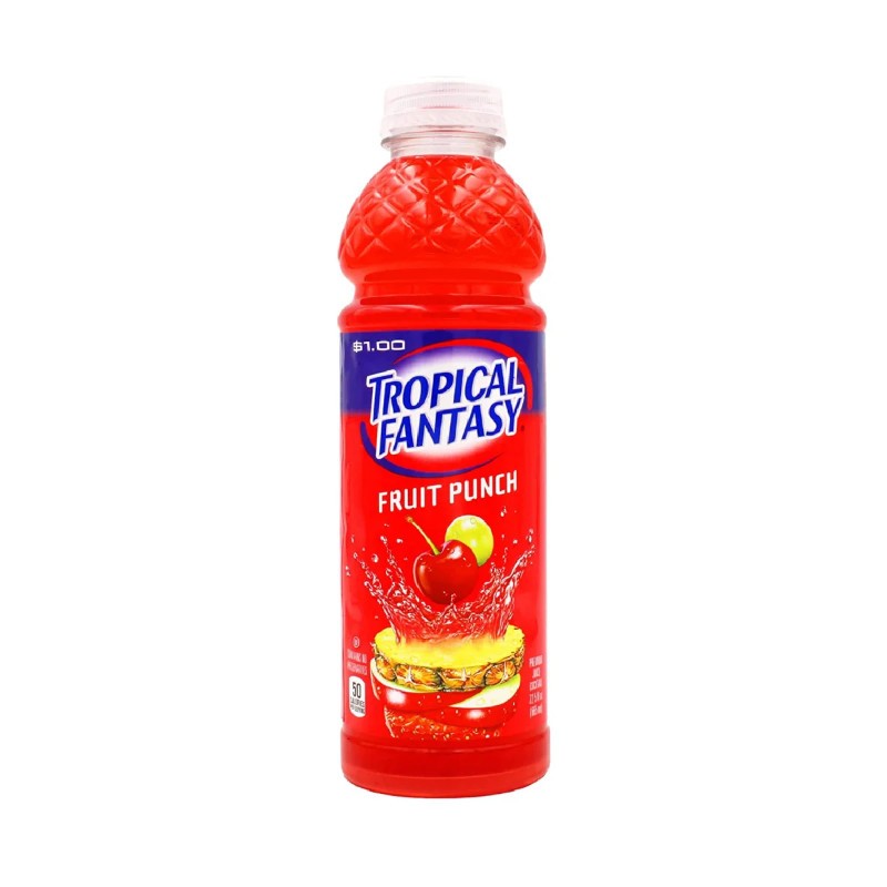 5x Tropical Fantasy Fruit Punch Refreshing Juice Beverage Pack New 20oz 4490₽