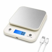 Digitale KüChenwaage 11Lb 5Kg 0,1G FüR Gramm Und Unzen KüChe Haushalt