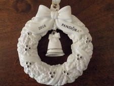 2016 Pandora Jared Christmas Holiday Wreath Ornament LIMITED EDITION