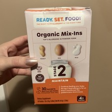 Ready, Set, Food Early Allergen Intro Mix-ins 30 Pack Stage 2 Baby exp: 11/2027