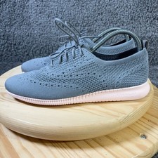Cole Haan 2.Zerogrand Stitchlite Wingtip Oxford Womens Size 9 Gray Knit Sneaker