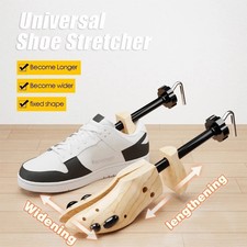 Men Women Wooden Adjustable Shoe Tree Stretcher, Bunion Corn Blister Size 6-12