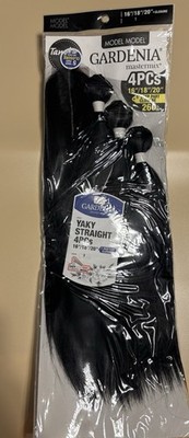 YAKY STRAIGHT 4PCS (16 18 20'')  MASTERMIX GARDENIA MODEL MODEL SYNTHETIC WEAVE
