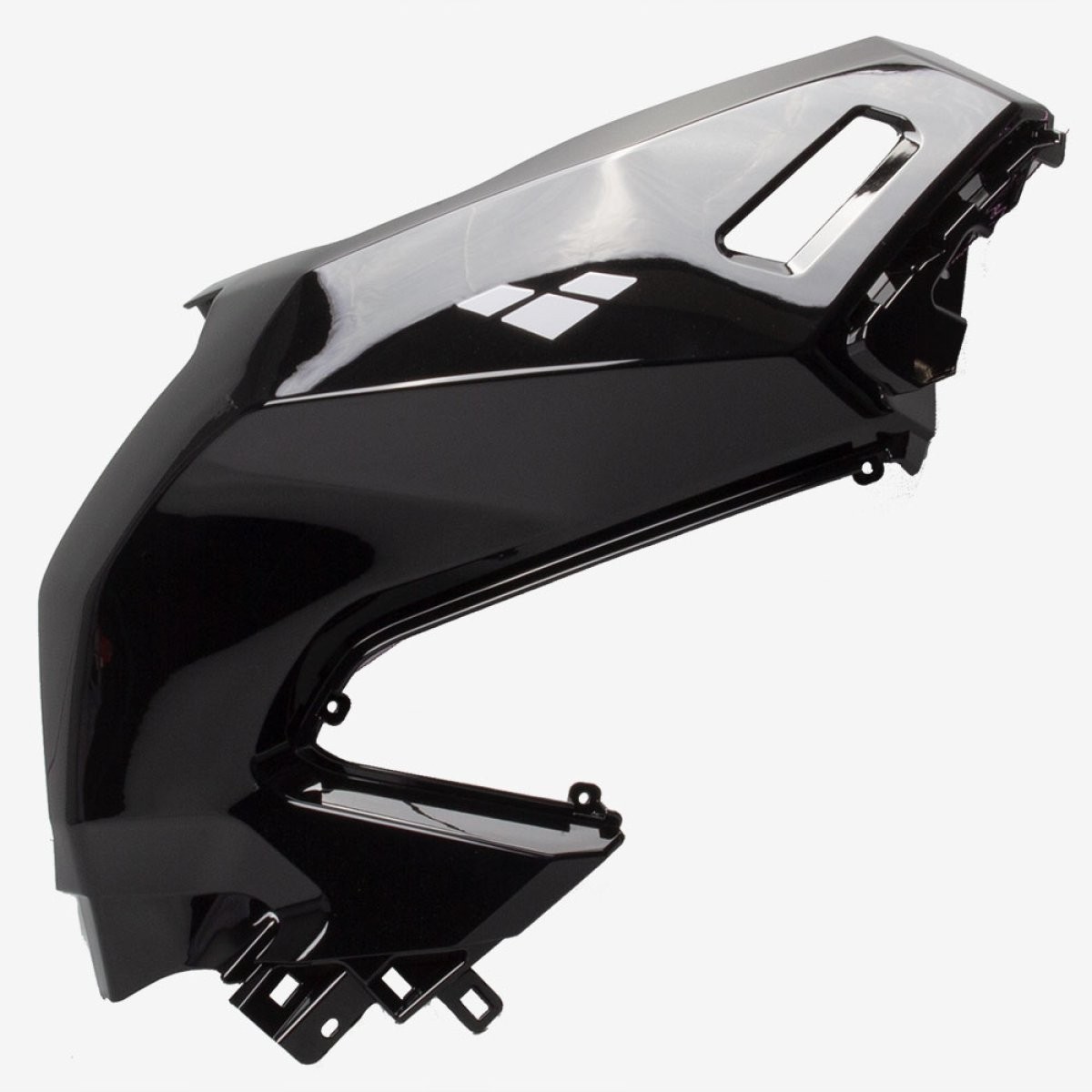 Right Fuel Tank Trim Panel Gloss Black for SY125-10-E5 Fairing Painted ABS FRONT