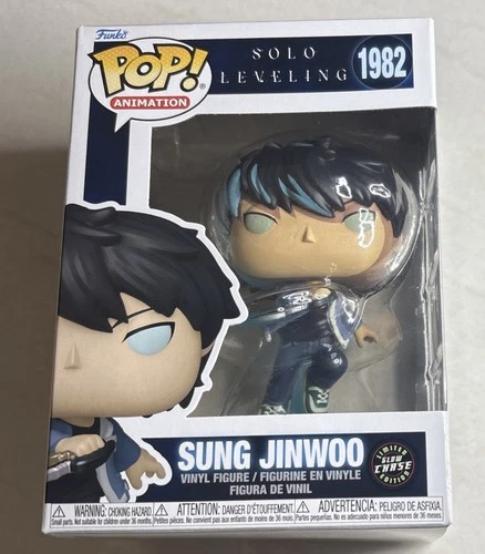 Funko Pop Sung Jinwoo Solo Leveling Glow Chase #1982 Animation Limited Edition