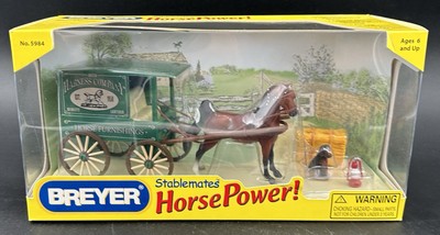Breyer Horse Power Stablemates Delivery Wagon Cart 5984 | eBay