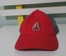 NIXON TRUCKER CAP RED AND GREY