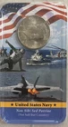 Uncirculated JFK Kennedy Half Dollar United States Navy Display Coin (Littleton)