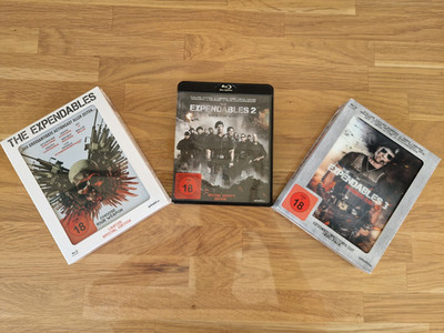 The Expendables 1, 2, 3 Blu-ray Special Uncut Edition / Hero Pack
