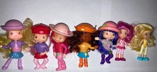 Lot of 7 Strawberry Shortcake Figures friends dolls 