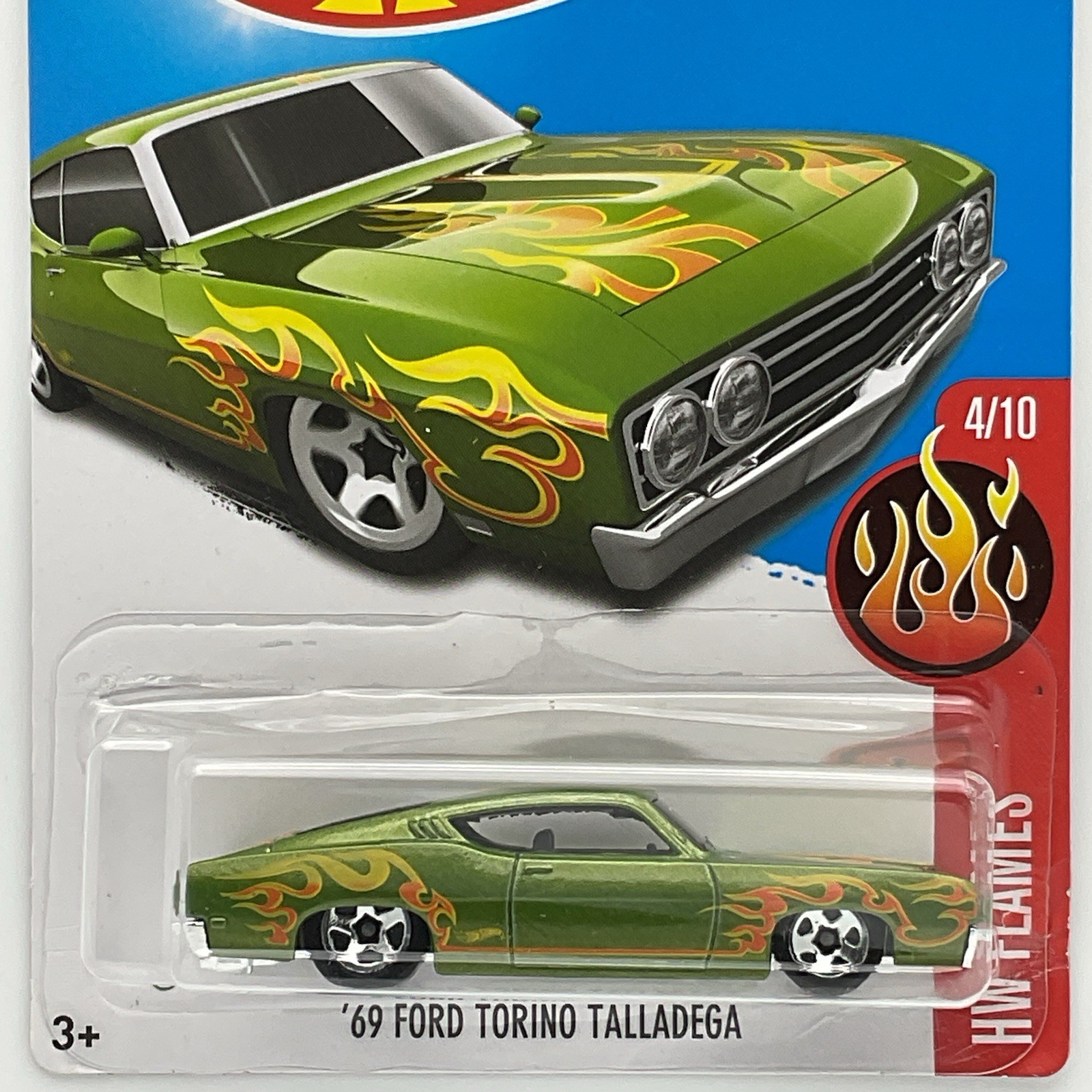 Hot Wheels 2017 HW Flames ‘69 Ford Torino Talladega