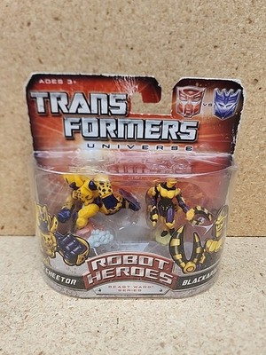 Transformers Universe Robot Heroes Beast Wars Series Cheetor vs. Blackarachnia 