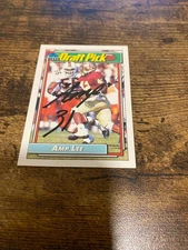 1992 Topps Amp Lee #250 Rookie RC Autograph Auto