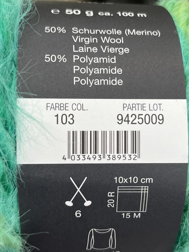 Lana Grossa Basta Mista , Fb.103, Schurwolle/Polyamid, 50g ca. 100m LL - Bild 2 von 4