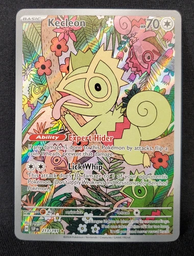 Kecleon 213/191 SV08: Surging Sparks Holo IR Illustration Rare Near Mint