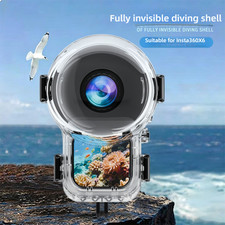 Magnetic Quick-Release Invisible Diving Case for Insta360 X5, PC Waterproof Pro