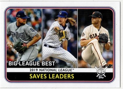 2020 Topps Baseball Big-League Best No. 260 Saves Leaders