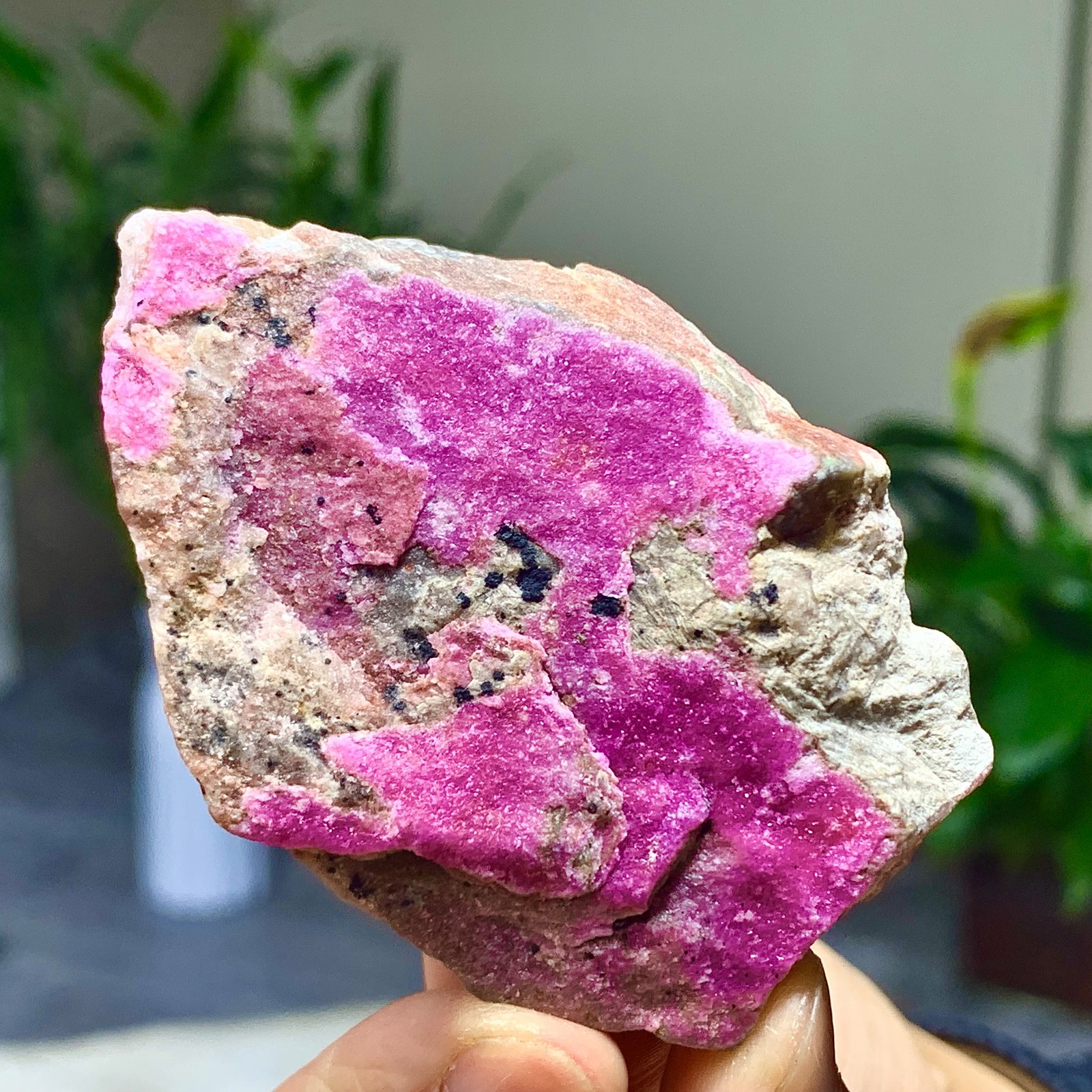61G Natural Purple Pink Cobalt CobaltoCalcite Crystal Gemstone Rare