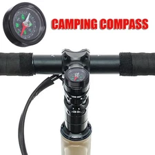 Bicycle Compass Hand Held Bulk Chain Backpacking for Watch Band Black Outdoor Ad
