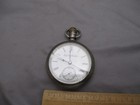 ELGIN Grade 73 Model 5 18S 7J POCKET WATCH-1895-Waltham COIN SILVER Case-AS IS — photo 1