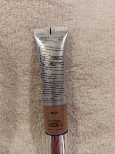 it Cosmetics CC + Color Correcting Full Coverage Cream SPF 50 UVB 2.53 oz RICH - Picture 3 of 3