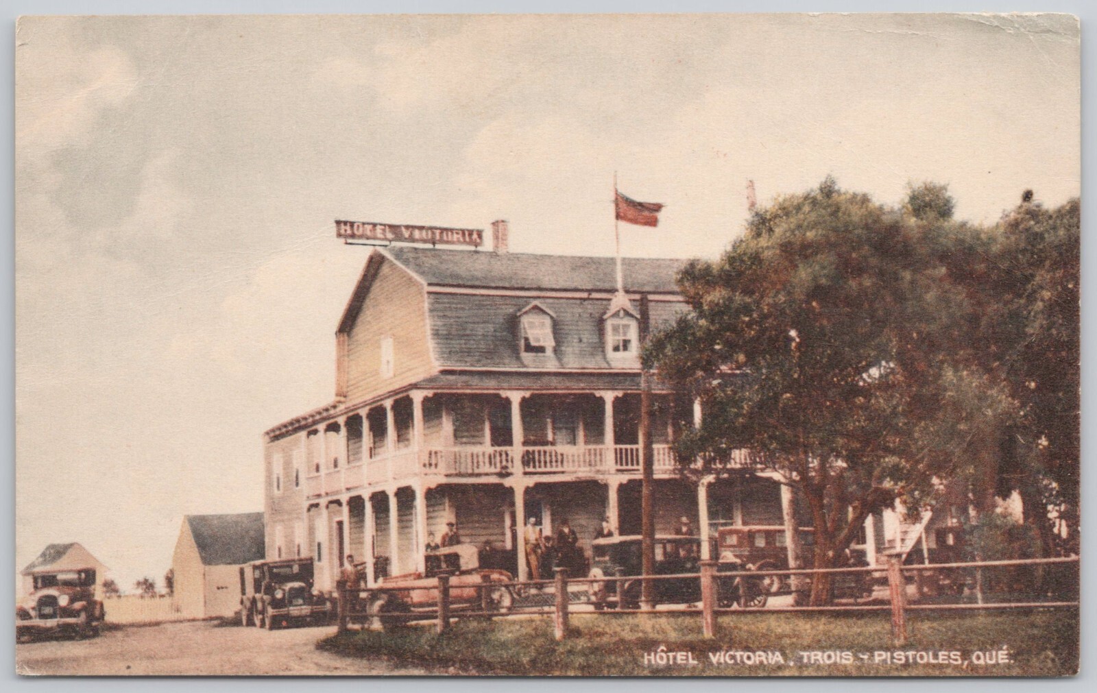 Trois Pistoles Quebec Canada Divided Back Postcard Hotel Victoria