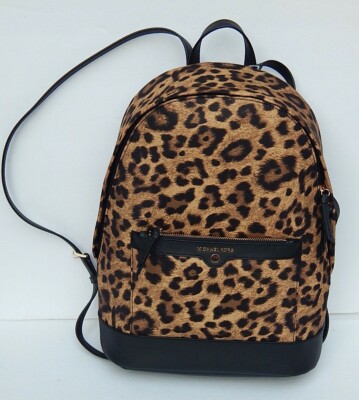 Kors Morgan Michael Kors Leopard Nylon Backpack MICHAEL KORS
