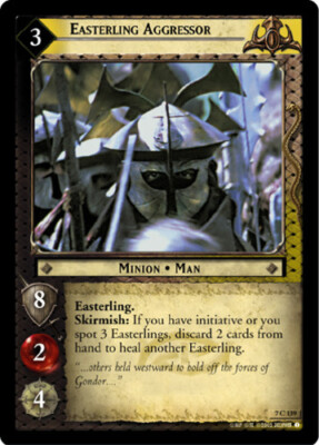 1x  Easterling Aggressor - 7C139 - Foil Moderate Play The Return of the King