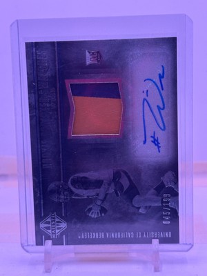 2017 Panini Majestic Rookie Scripted Swatches RPA #1206 Davis Webb 045/199