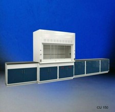 Fisher Amerian 6' Fume Hood/ Flammable Storage &14' Laboratory Cabinets / E1-730