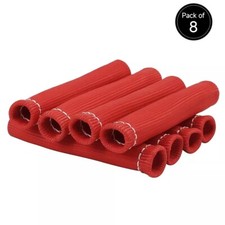Spark Plug Wire Boots Heat Shield Protector Sleeve For Sbc Bbc 350 454 Red 8pcs