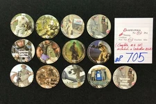 AAFES POGS, 10th Series/Printing, 13 POGS, COMPLETE 10¢ set, #P705 or #P706,GOOD