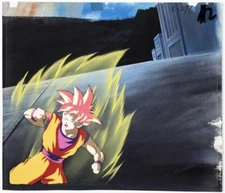 Dragon Ball Z: Bojack Unbound SS Gohan Production Cel And Animation Drawing