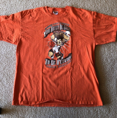 OSU You Gotta Be Tough To Be A Cowboy Basketball Shirt Mens XL Oklahoma State