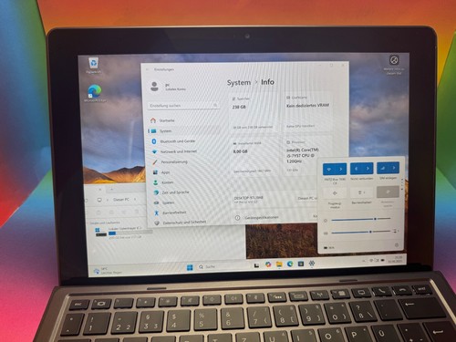 HP Pro x2 612 G2 Tablet PC i5 7.Gen 8GB 256GB SSD Win11 Pro Touch LTE QWERTZ - Afbeelding 4 van 10