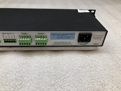 Pathway Six Port Fully isolated DMX512 Input/Pass Through Splitter DMX Repeater - Picture 7 of 10